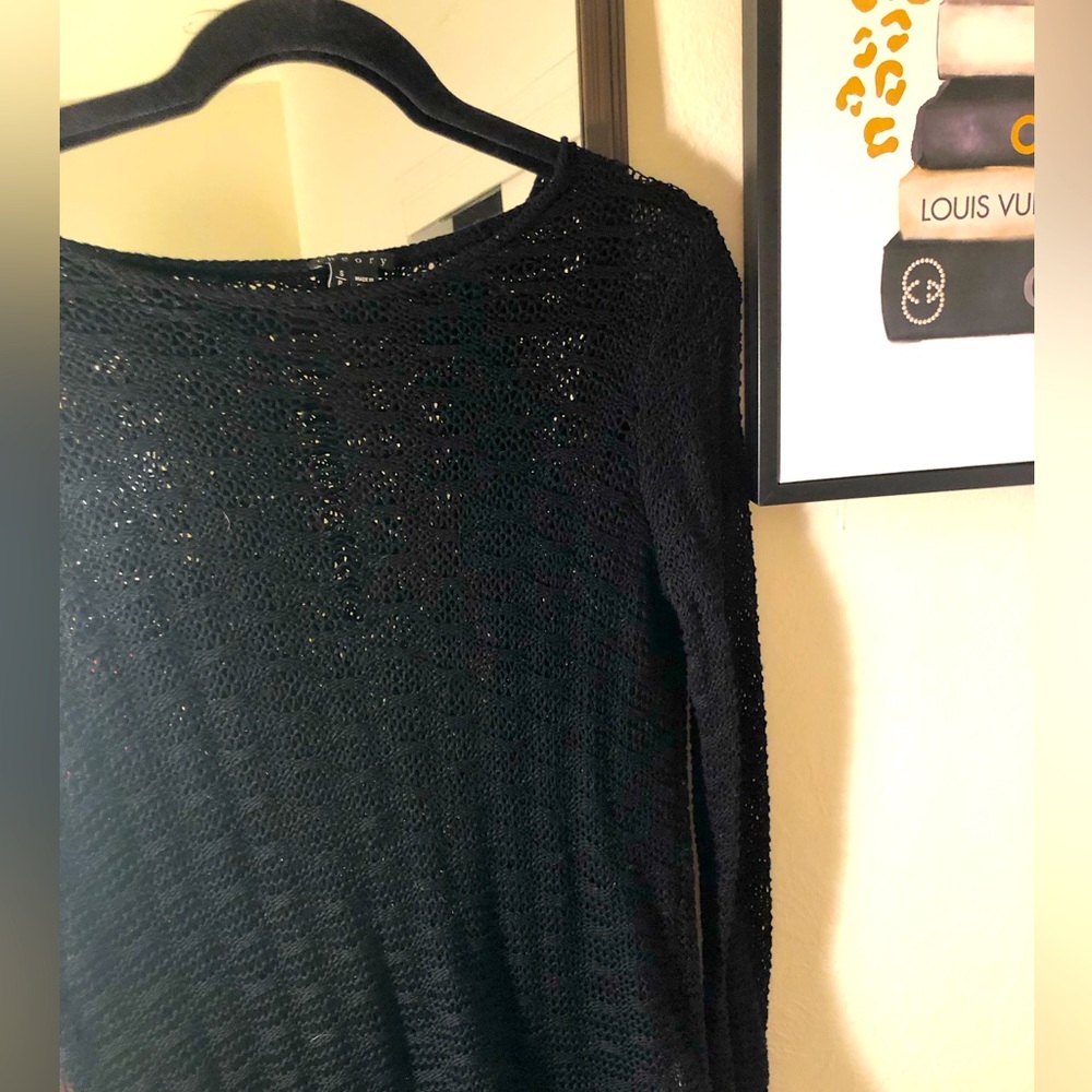Size Small Knitted Theory sweater 19 inches PTP, 20 inches long